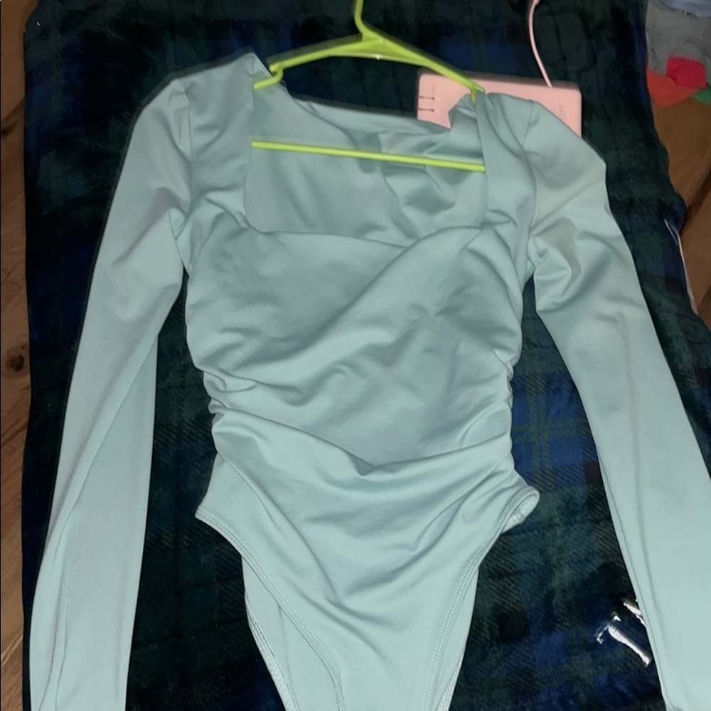 Kids Light Blue Long Sleeve One Piece